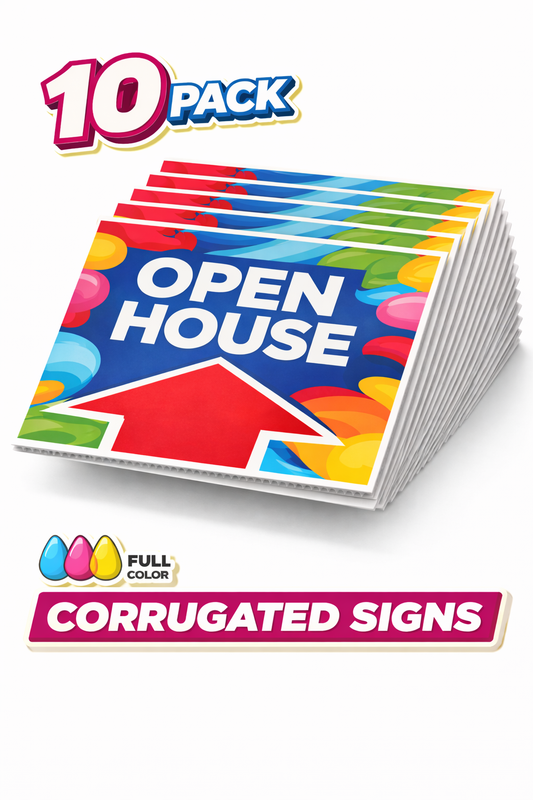 10 Corrugated Signs