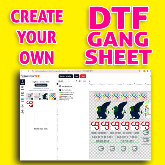 Build a Gang Sheet