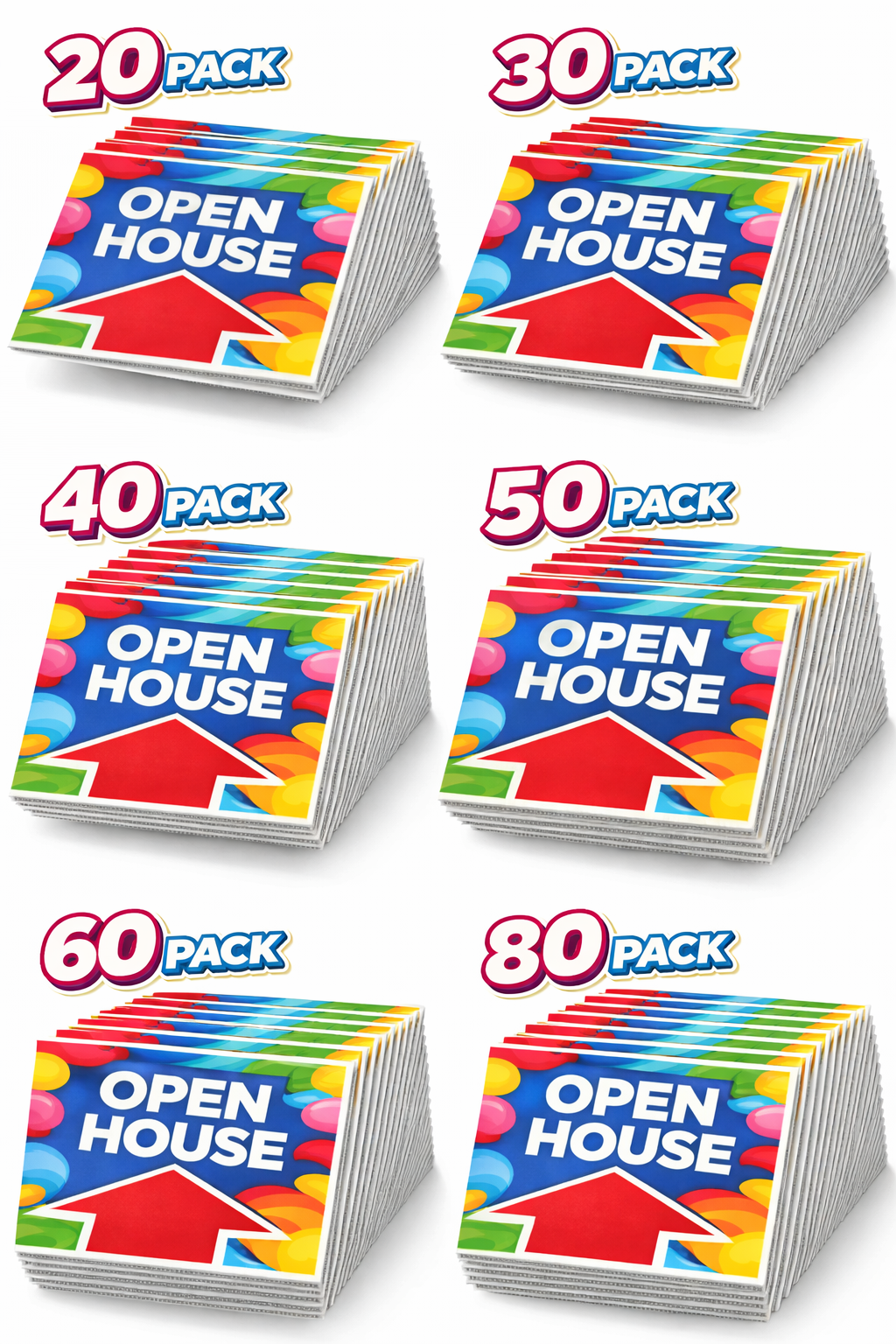 Corrugated Signs Single Sided