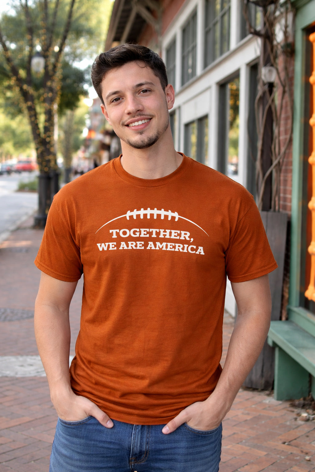 Unisex Classic Tee — "Together We are America"